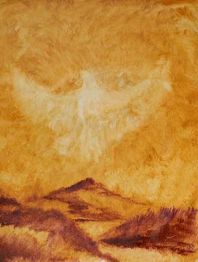Winged Skies by Spiritual Artist Tarun Cherian